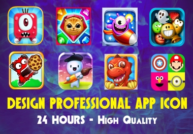 I will design Professional app icon in 24hour