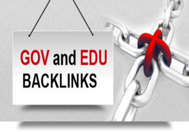 I will manually build 60 high quality edu and gov seo backlinks