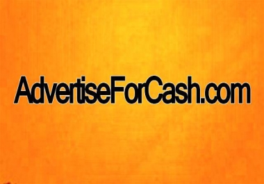 Place your website URL on AdvertiseForCash. com