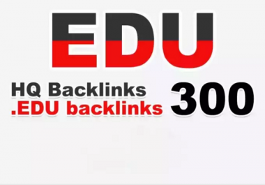 I will get you 300 EDU backlinks