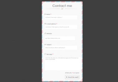 Code PHP/HTML contact form