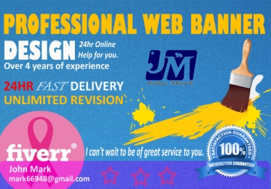 I will design AMAZING 12 Web Banner ads, Headers, Covers