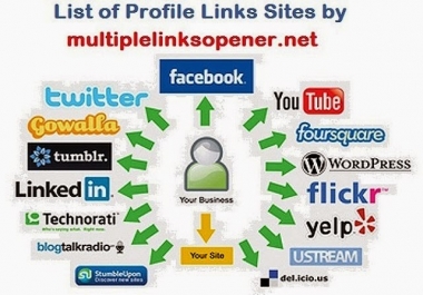 High PR web 2.0 Profiles Backlink
