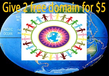 i will give 2 free domain name for you