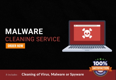 I will remove malware from your website / hosting within 24 hours