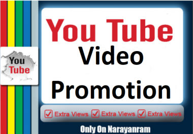 Safe YouTube Video Real Promotion 500 +