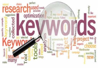i will give you a Report for the Ranking of Your Keywords on Google/Bing/Yahoo