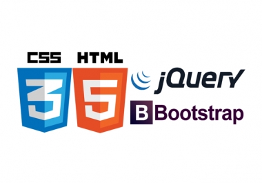PSD to HTML5 CSS3 jQuery Bootstrap Responsive