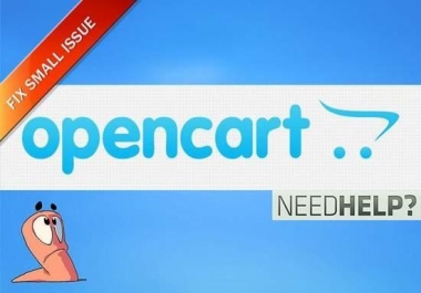 I will fix OpenCart Bugs,  Errors or Issues for