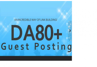 post your article in DA80 plus site for Great Result