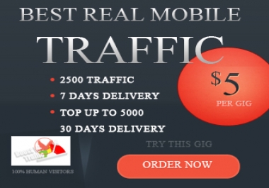 Send US MOBILE Traffic To Your Website