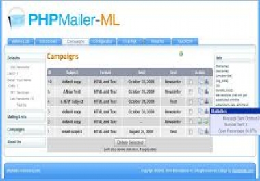 Configure php mailler with a domain and give you the access of cpanel