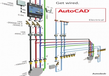 draw electrical drawings with Autocad