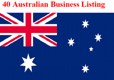 Create 40 Business Listings in Australia