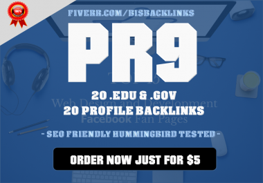Create 40. EDU &amp. GOV backlinks for seo