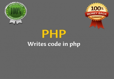 do backend coding in php