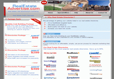 Backlinks on My PR1 - PR5 Real Estate Sites