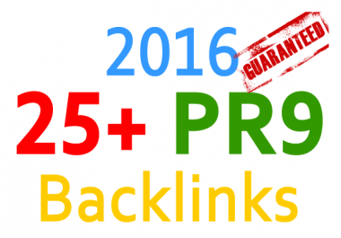 Amplify Your Current Search Engines Rankings With 25 PR9 SEO Social Back Links