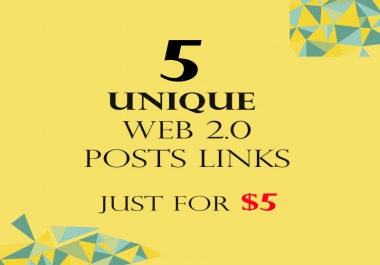 Unique 5 Web 2.0 Posts Link