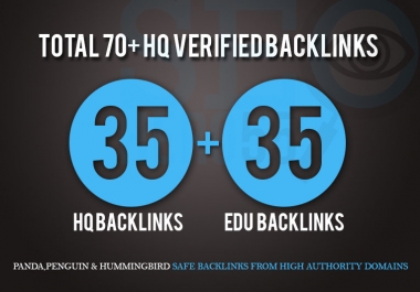 Create 70 high PR9 backlinks,  exclusive seo Iinks