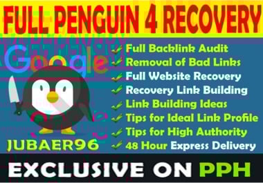 Full Penguin 4 Recovery and Link Building for reRank