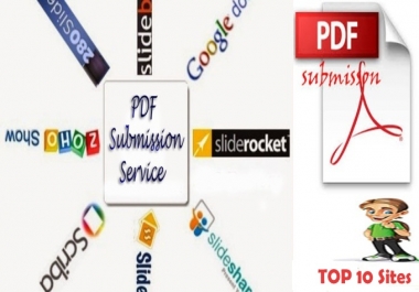 Submit 10 PDF submission on document sharing sites