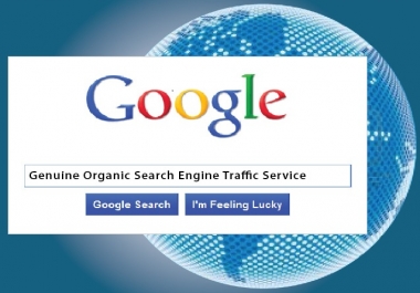 Drive unlimited Genuine Organic Google Search Engine Traffic to improve Google Rank