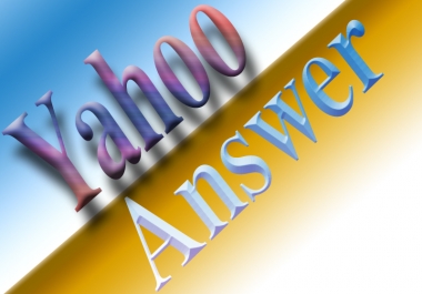 20+ Yahoo Answer with your website & keyword.