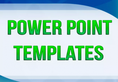 Send you 1500 Power Point TEMPLATES for all Niches