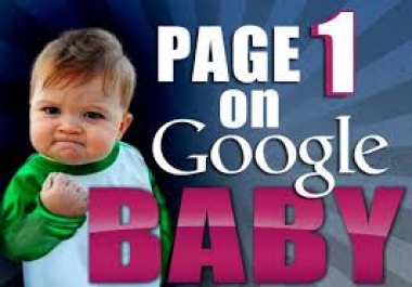 Rank first page of Google search