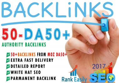 50 High da backlinks,  exclusive SEO