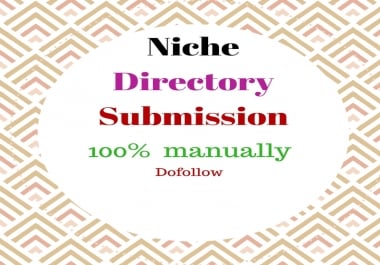 do 70 niche directories submission 100 percent manually
