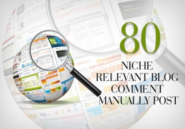 do 80 niche relevant blog comment quality work