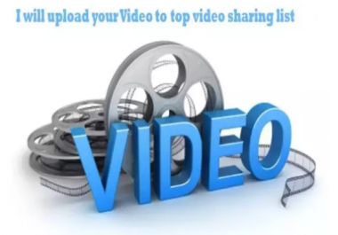 manually upload your video to top 20 video sharing sites