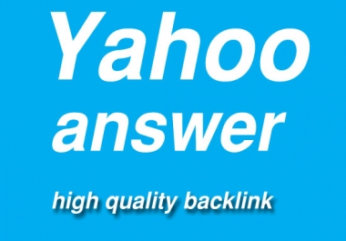 promote 30 yahoo answer with your website