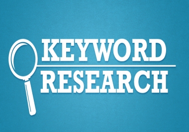 Do SEO Keyword Research & Competitors Analysis