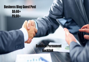 Guest Post on HQ Business and Finance Blog of DA:60+ 