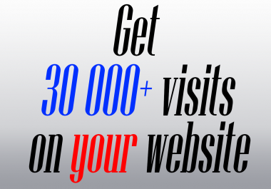 Get 30 000+ visits on your website