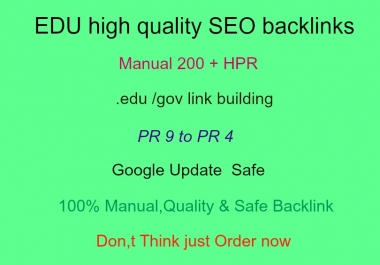 build 75 Edu seo high quality backlinks rank on google