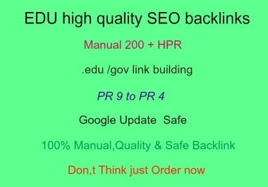 build 75 Edu seo high quality backlinks rank on google