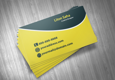 Create Professional Shape Business Card
