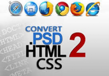 l do psd to html, css code your website