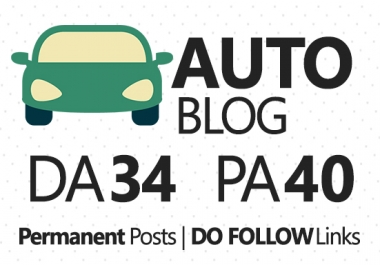 Make Guest Post in AUTO Blog