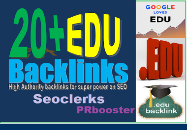 Create 20 Edu Backlinks For SEO