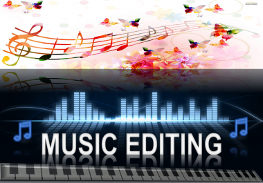 Audio Editing,  mixing,  converting music