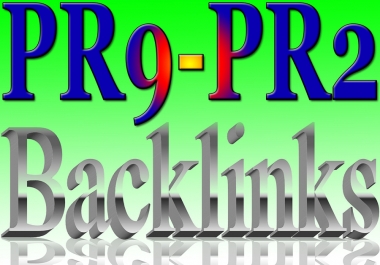 Perfect 10 Backlinks from PR9-PR6 Google Panda 4.20 Safe Guaranteed