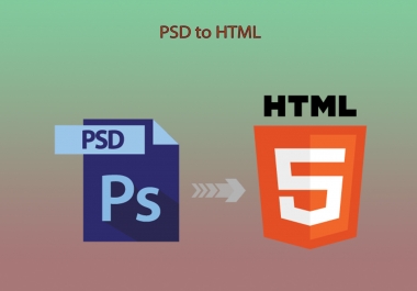 convert PSD to HTML with bootstrap