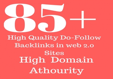 85 High Quality Do Follow Backlinks in PR 9 High Domain Athourity