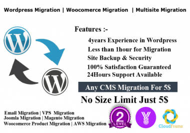 move Wordpress,  Wordpress Migration