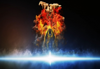 make this cool glossy video intro with your Logo